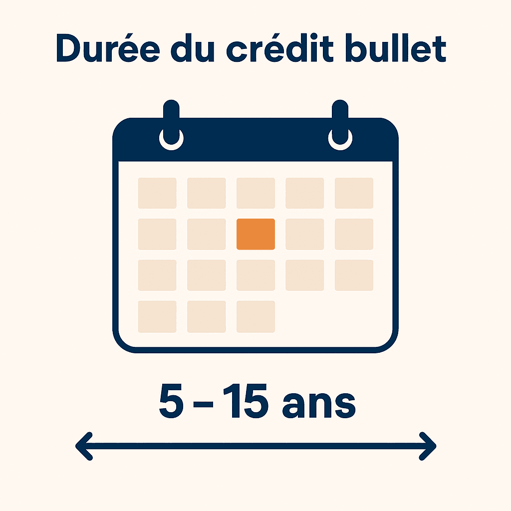 Durée du crédit Bullet 